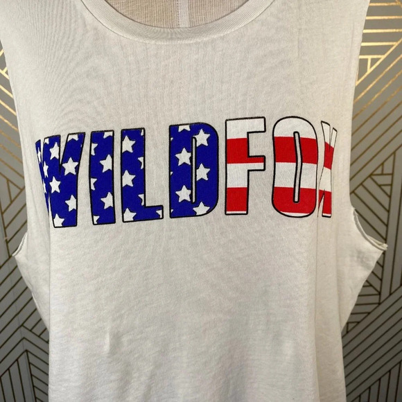 Wildfox Americana Chad Tank Stars and Stripes - Picture 3 of 8